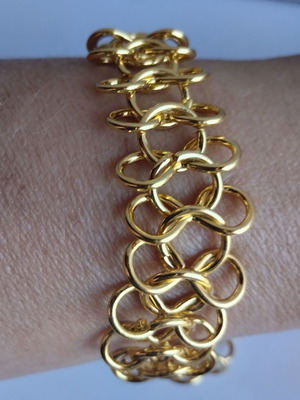Chunky bracelet Zara gold, new