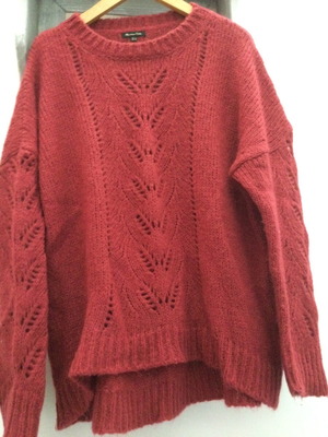 Massimo Dutti sweater like new, red, size S