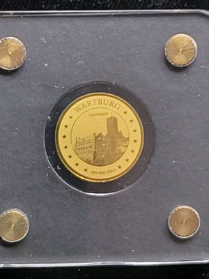 1/500oz Commemorative Gold Coin .999 New With Certificate