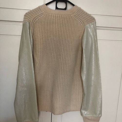 Stefanel collectible cardigan like new with sequin sleeves, size XL