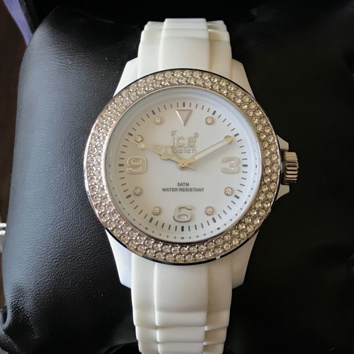 Ice-Watch Stone White Swarovski women's watch new 43mm