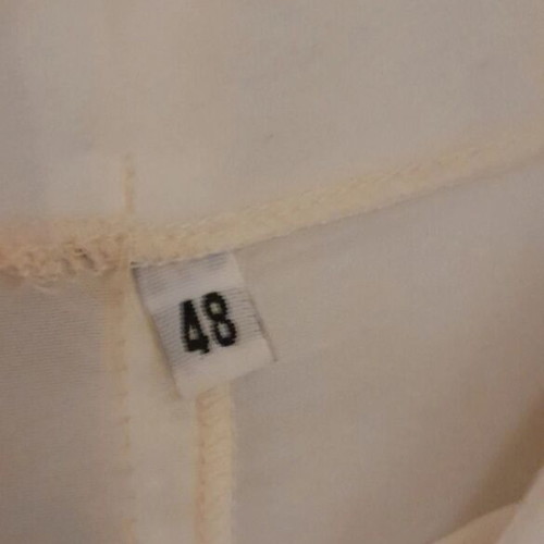 White sleeveless top muslin, new, size M