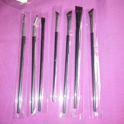 Makeup brushes for cut crease new, set of 7 pieces