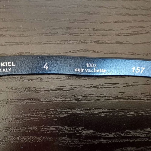 Sonia Rykiel belt like new, adjustable, black suede and leather