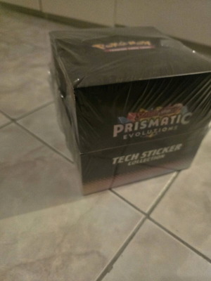 Prismatic Evolutions stickers new, set of 12, sealed with small tear