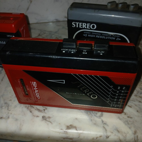 Vintage Woykman portable radios, pack of 3 for parts or repair