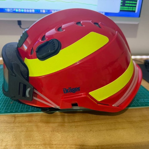 Drager HPS 3500 Safety Helmet with Protective Goggles