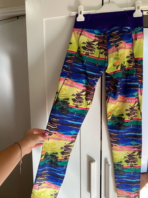 Adidas leggings new, blue, size XS
