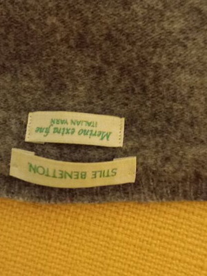 Ζακέτα Benetton No S σαν καινούργιο, γκρι