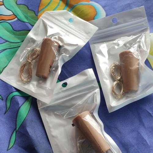 Battery cork lights for bottles, set of 3, brand new
