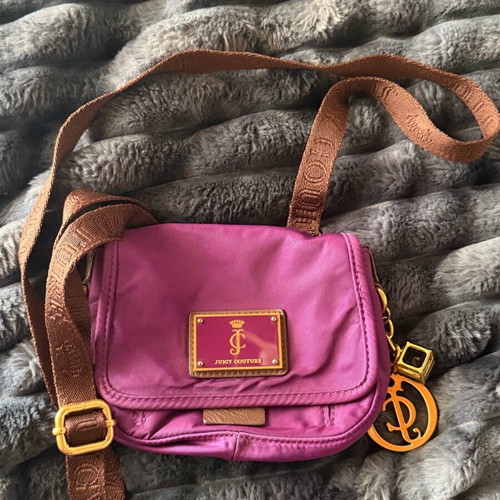 Juicy Couture bag purple like new, crossbody