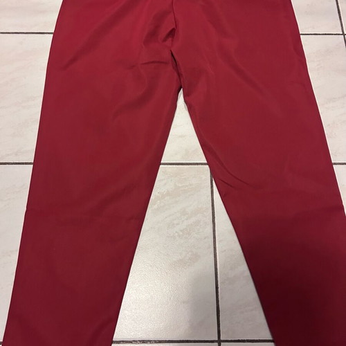 Pants with pleats used, red, size M