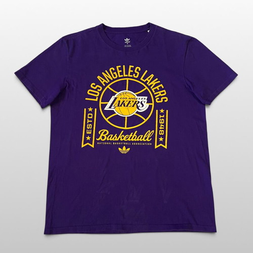 Adidas Los Angeles Lakers purple T-shirt medium