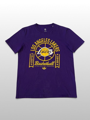 Adidas Los Angeles Lakers purple T-shirt medium