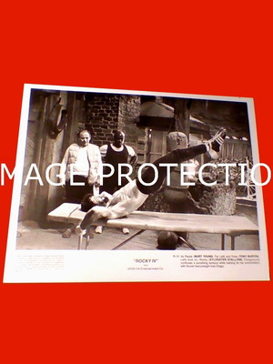 Rocky IV original vintage press photo with Sylvester Stallone