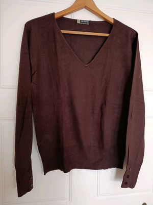 Julia Bergovich women's blouse XL used, brown chocolate