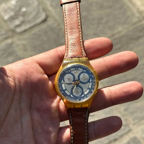 Swatch Chronograph SCN107 Honey Tree vintage watch 1993