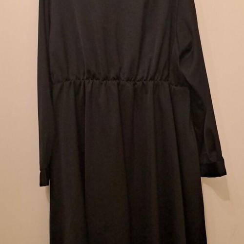 Dress Shein long sleeve black size 2XL like new with back bow