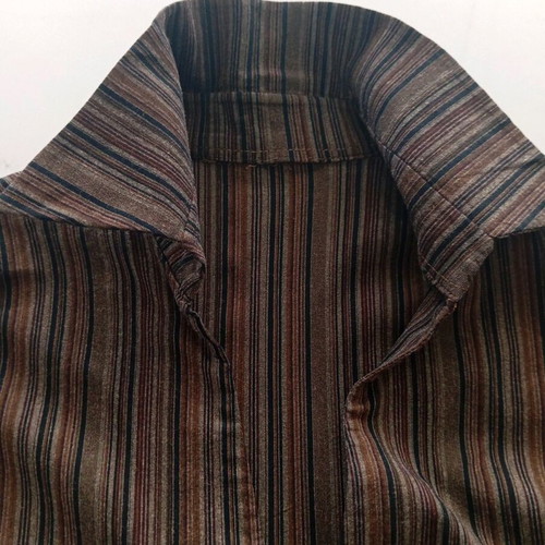 Striped wrap shirt like new, size S