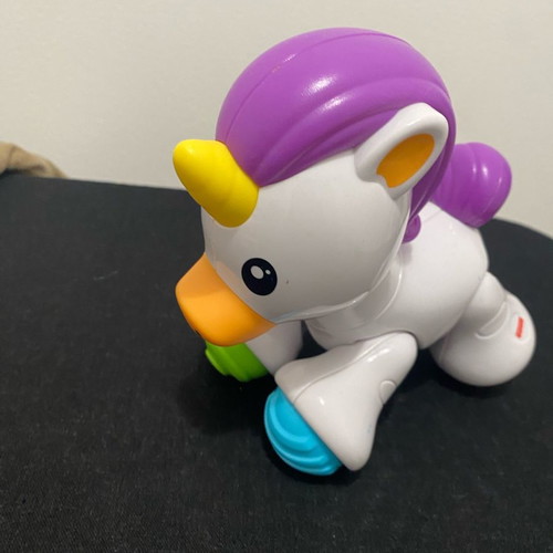Fisher Price unicorn horse used with sounds and textures