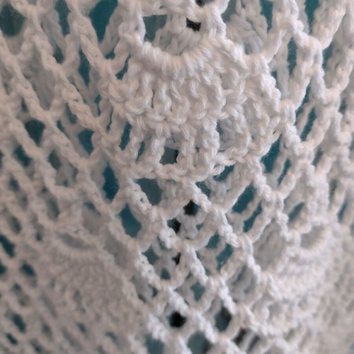 Beach dress new, handmade crochet, 100% cotton, size S/M