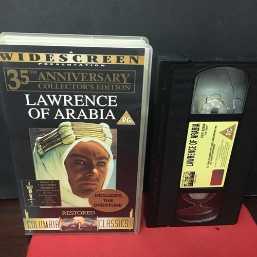 Lawrence of Arabia VHS used, English version without subtitles