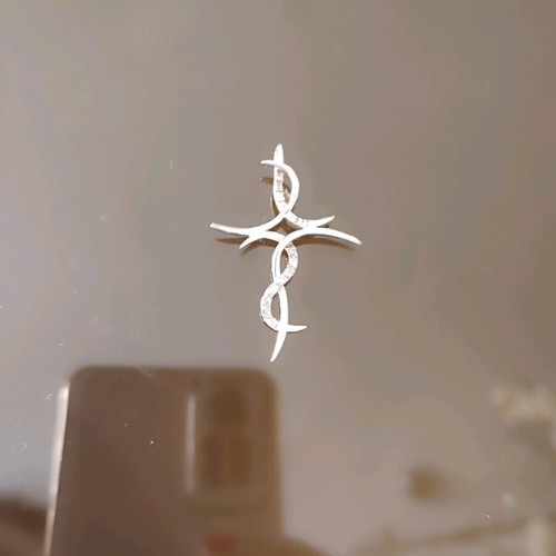 Silver cross 925 intricate new