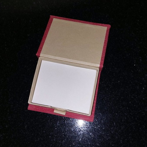 Vintage office note box used with 90's aesthetic
