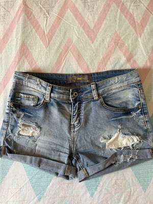 2K Jean shorts used, blue, sizes M and L