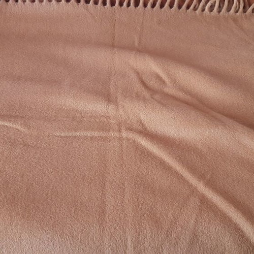 Wool Blanket like new 180×220 cm, green and camel colors, pack of 2