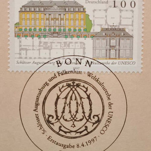 Germany 1997 stamp with Bonn first day cover