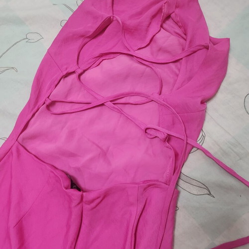 In Style long pink summer dress, size S