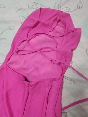 In Style long pink summer dress, size S