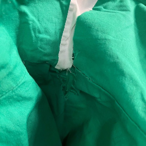 Handmade dress used, green, size S
