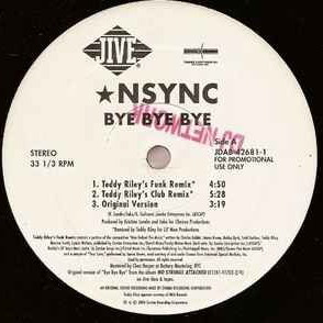 NSYNC Bye Bye Bye The Remixes vinyl record used