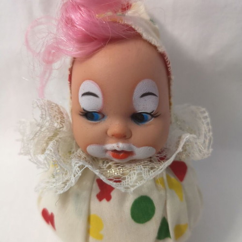 Vintage clown doll used