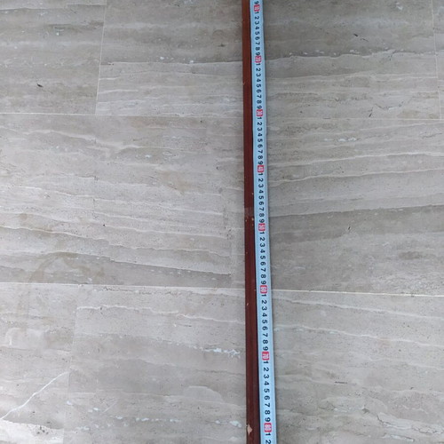 Wooden cane used with plastic handle 92 cm