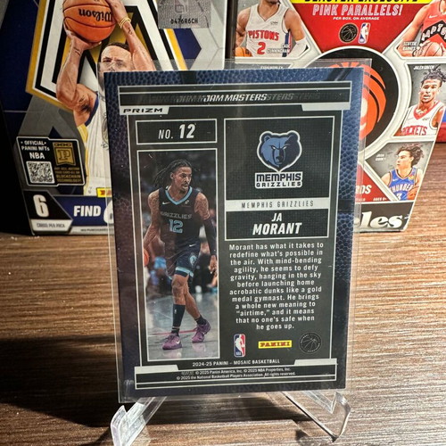 Panini Mosaic NBA 2024-25 pack of 5 special Prizm Jam Masters cards new
