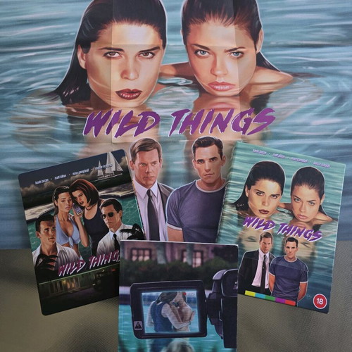Wild Things 1998 Blu-Ray Deluxe Edition like new, adventure crime thriller