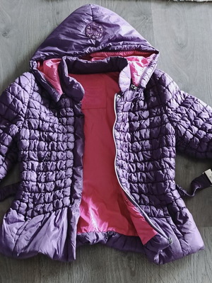 Monnalisa girls' jacket 12-14 years like new, purple