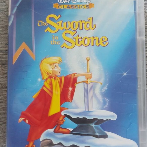 Walt Disney The Sword in the Stone DVD used with Greek subtitles