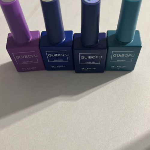 Guibofu semi-permanent nail polish new, pack of 15
