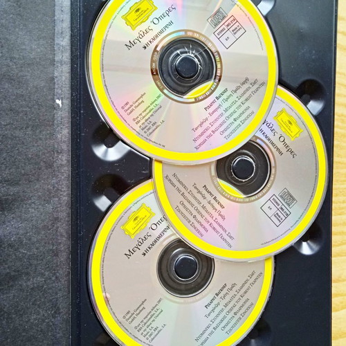 Tannhäuser opera by Richard Wagner 3 CD set with Deutsche Grammophon book