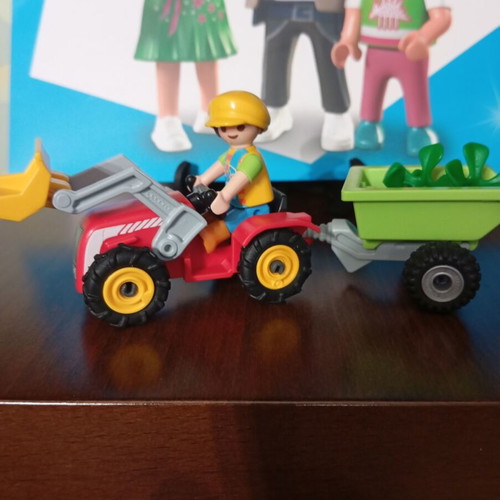 Playmobil children's tractor new