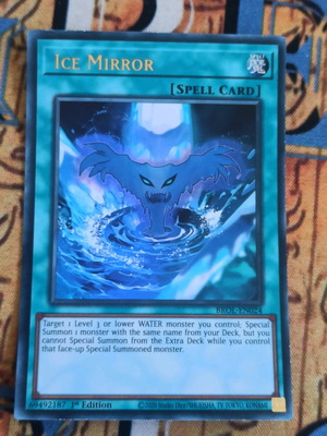 Ice Mirror κάρτα Yu-Gi-Oh! σαν καινούργιο, Ultra Rare