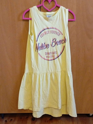 Energiers dress used, yellow, for 8 years, 128 cm