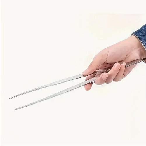 Stainless steel tweezers 20cm new precision CR