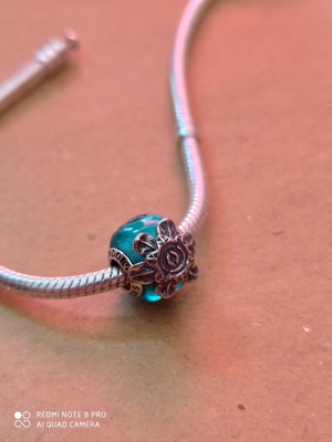 Pandora Murano Charm original, silver