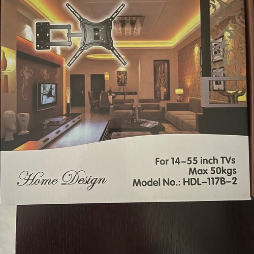 HDL-117B-2 wall TV mount new, up to 50kg and 46’’