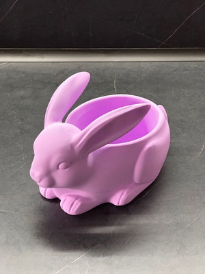 Easter basket bowl shaped like a bunny new